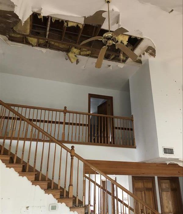 interior ceiling damage