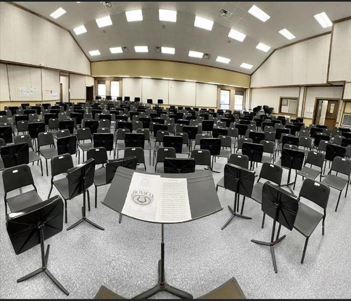 Repaired High School Band Hall